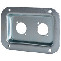 Penn-Elcom D0604Z Dish Two Neutrik D PennBrite 3-1/2" x 5-1/8"